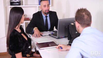 Alyssia Kent - Business Meeting With Hot Milf Leads To Double Penetration 12 Min With Alyssia Kent - upornia.com