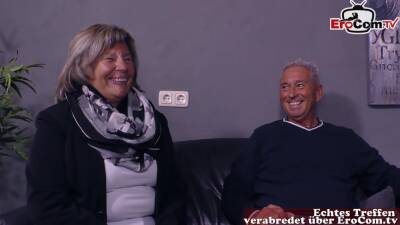 German grandma and Grandpa get lession from Sex Teacher milf - txxx.com - Germany