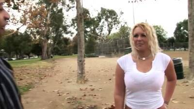 Soccer Mom gets Monster Black Dick while at the Park - nvdvid.com