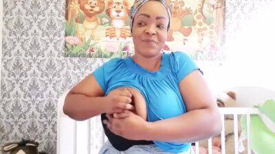 Nigerian Mom Shows How To Massage And Milk Her Huge Udders - hclips.com - Nigeria