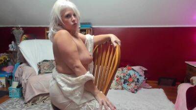 Curvy Milf Rosie: Report Card Reward - Milf Seamless Pantyhose Striptease - hclips.com