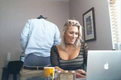 Blond Milf With Big Tits Gets Fucked In The Office - hclips.com