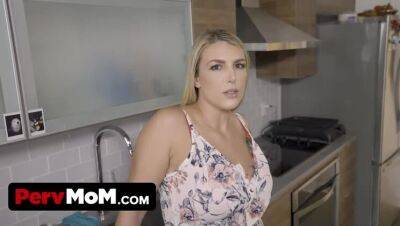 Huge Boobed Blonde Milf Bounces On Her Stepson's Hard Dick After He Notices Her Porn Searches - xxxfiles.com