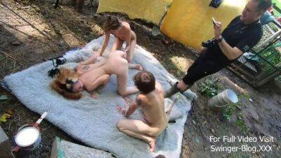 Outdoor Fuck With MILF and Young Couple FetSwing Lifestyle - veryfreeporn.com
