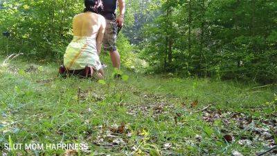 Milf Submissive Slut Taken For A Walk On A Leash In Forest - hclips.com