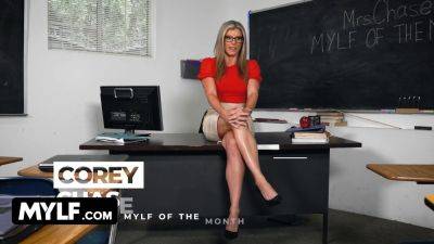 Cory Chase - Cory Chase's classroom interview with a kinky milf - sexu.com