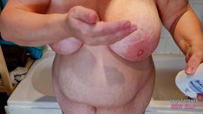 Mature Hairy Bush And Huge Tits Talcum Powder After Shower (slow Motion Slomo Milf Bbw) - upornia.com