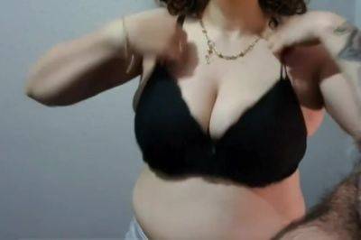 Step Mom With Huge Natural Tits Try On New Bra In Front Of Step Son - hclips.com - Romania