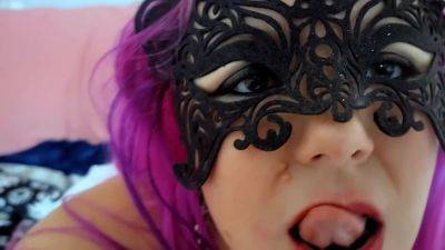 This Masked Milf Loves To Suck Cock - hclips.com