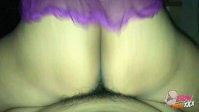 Big Tits Mature Mom In Purple See Through Slut Hard Fucked - upornia.com - Thailand