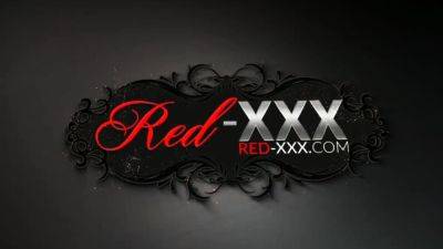 Red Lingerie - Big tit MILF Red XXX masturbates in sexy red lingerie - drtuber.com