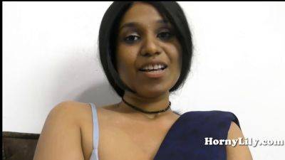 Horny Indian MILF masturbates with dildo while spreading her hairy pussy and playing with her big ass - sexu.com - India