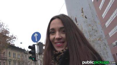 Watch Russian MILF Flashes Her Panties in Public & Sucks on a Cock - sexu.com - Russia