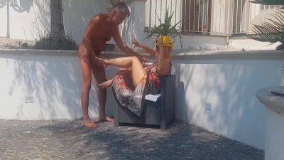 foot fetish - Beautiful Blonde Amateur Wife Outdoor Sex - Hot Milf - hclips.com