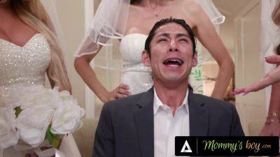 MOMMY'S BOY - Furious MILF Brides Reverse Gangbang Hung Wedding Planner For Wedding Planning Mistake - hotmovs.com